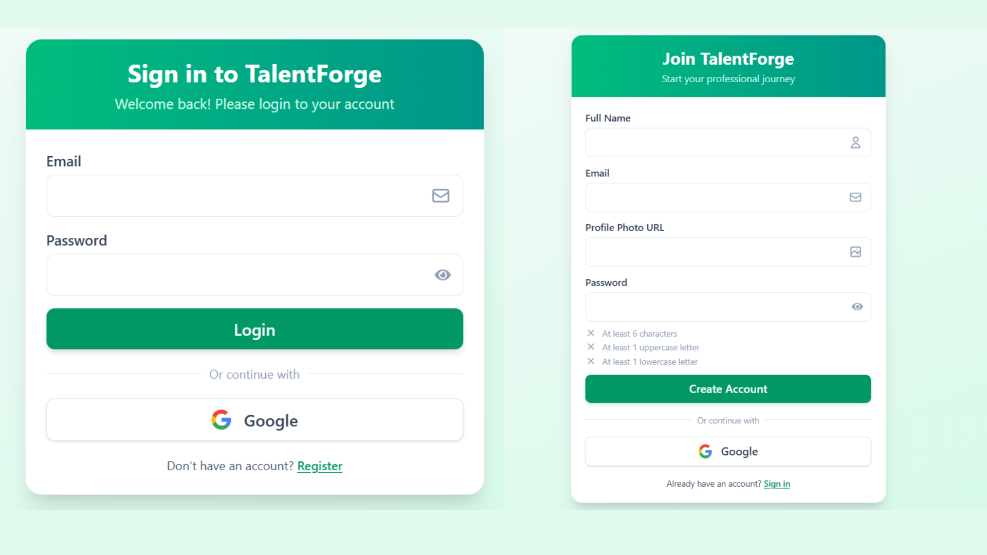 Login/Register